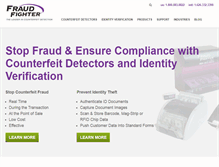 Tablet Screenshot of fraudfighter.com